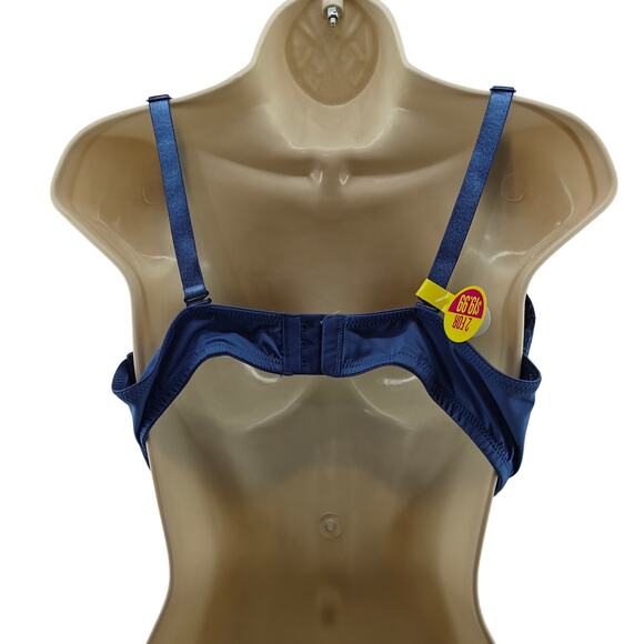 Maidenform Self Expressions Convertible Push-up Lace Wing Bra 5809 Blue 40DD - Picture 4 of 4